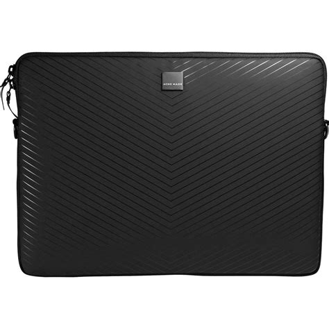 Acme Made Smart Laptop Sleeve Matt Black Chevron Am00825 Ceu