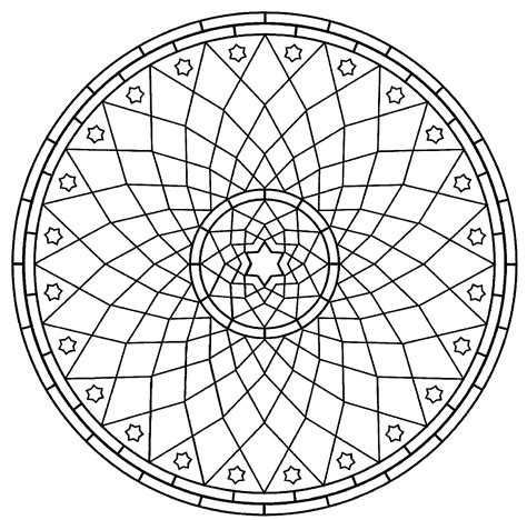 Mandalas para colorear dificiles