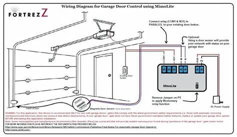 genie overhead door opener wiring diagrams