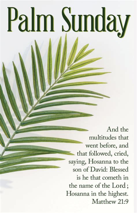 Palm Sunday Bulletin All Glory Package Of 100 Lifeway