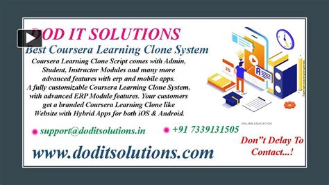 Ppt Best Coursera Learning Clone System Readymade Clone Script
