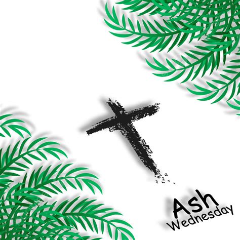 Ash Wednesday Clipart Png Images Green Leaf Corner For Ash Wednesday
