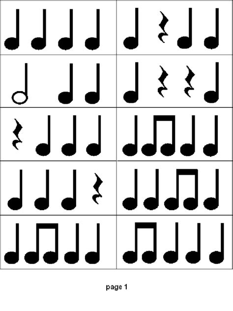 Practice Rhythm Flashcards