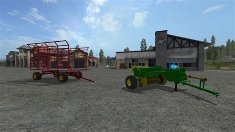 John Deere 24t Bale And Bale Trailer Mod Showcase Farming Simulator