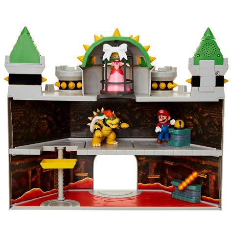 World Of Nintendo Deluxe Bowser Castle Playset Super Mario Bros