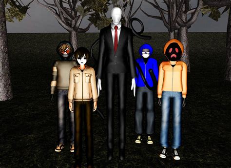 Slender Man And His Proxies By Slenderisbehindyou On Deviantart