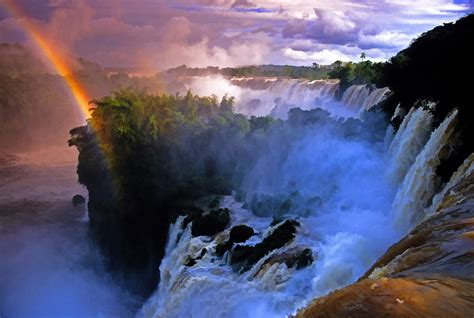 Iguazu Falls Rainbow Photograph By Dennis Cox Pixels