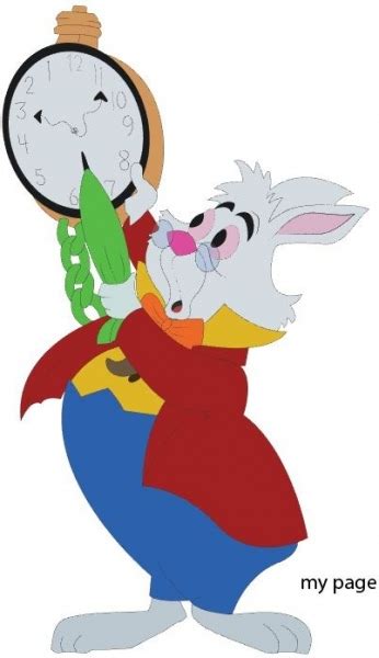 The White Rabbit From Alice In Wonderland Vectors Graphic Art Designs