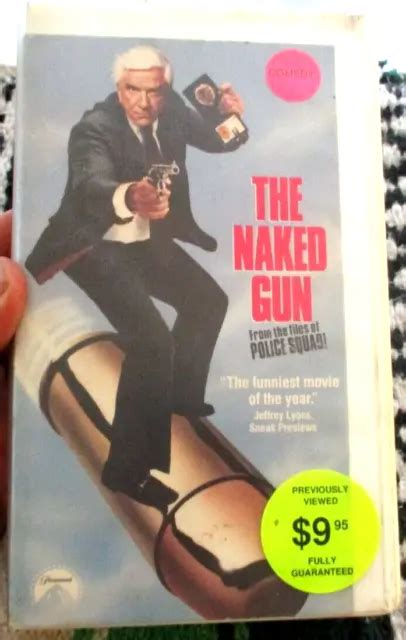 THE NAKED GUN From The Files Of Police Squad Comedy Video VHS Tape PG PicClick