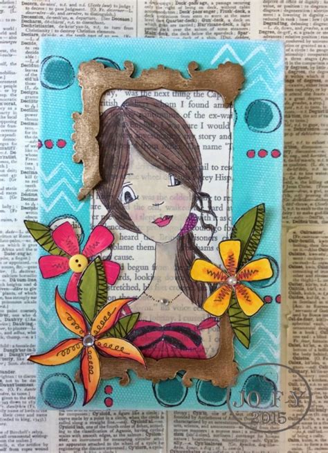 Project Stamped Mixed Media Canvas Stamping