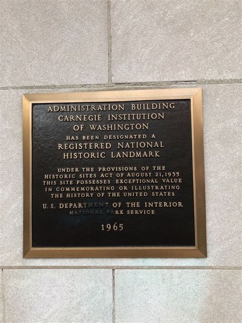 Administration Building Carnegie Institution Of Washington Historical