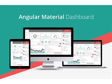 Angular Material Admin Dashboard Uplabs