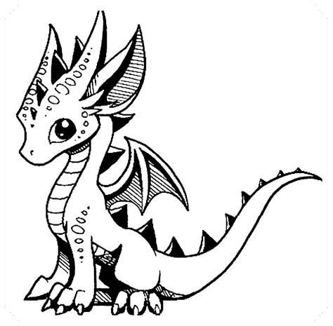 Imagenes De Dragones Para Colorear