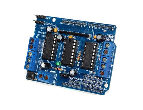L293d Arduino Motor Driver Shield Expansion Board Made In The Gong