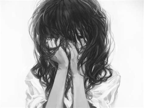 Anime Girl Crying Crying Girl Pinterest It Hurts Awesome