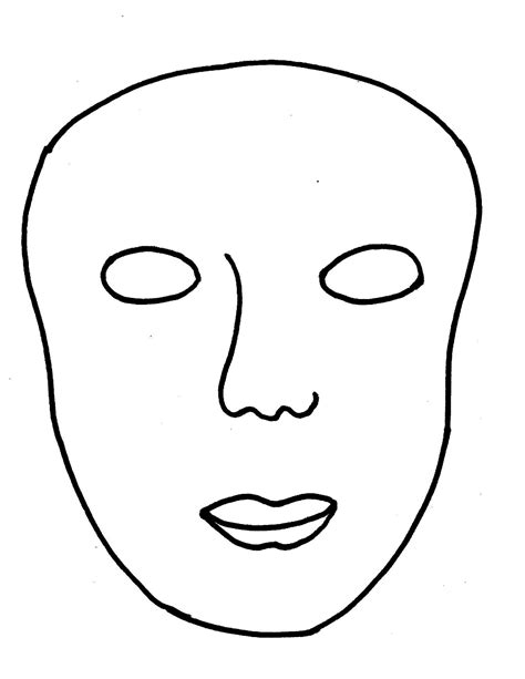 Template For Face Mask Pdf Pdf Template