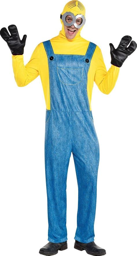 Party City Minion Halloween Costume For Men Minions The Rise Of Gru