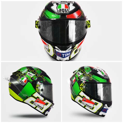 Andrea iannone specially designed mugello helmets from 2013 to 2017. Andrea Iannone. Special AGV helmet. Mugello MotoGP 2016 ...