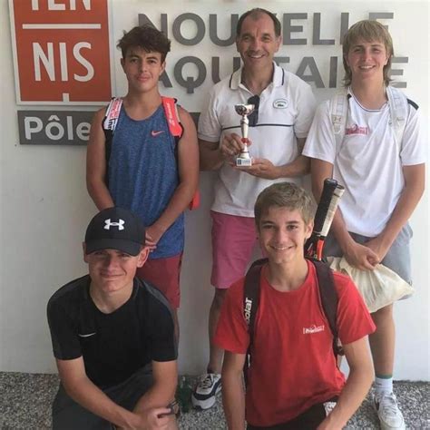 pouillon victoire des jeunes tennismen en coupe des landes avant les finales du tournoi du club