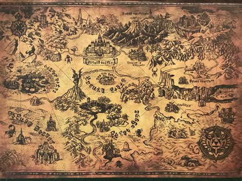 Anyone Know What Map Of Hyrule This Is Rzelda