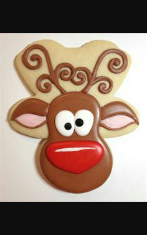 I know that i often felt like i was in this story right about this time of year saying run, run, as fast as you can! This is an upside down angel cookie! | Christmas sugar cookies, Reindeer cookies, Christmas cookies
