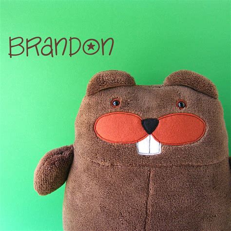 Make An Adorable Huggable Beaver Stuffed Animal With This Easy Pattern