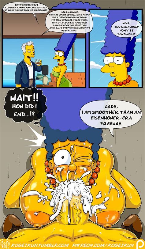 Marge Simpson Seduction Blowjob Marge Simpson S Oral Obsession Luscious Hentai Manga Porn