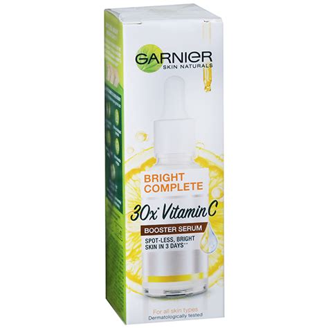 Buy Garnier Bright Complete 30x Vitamin C Booster Serum 30 Ml In
