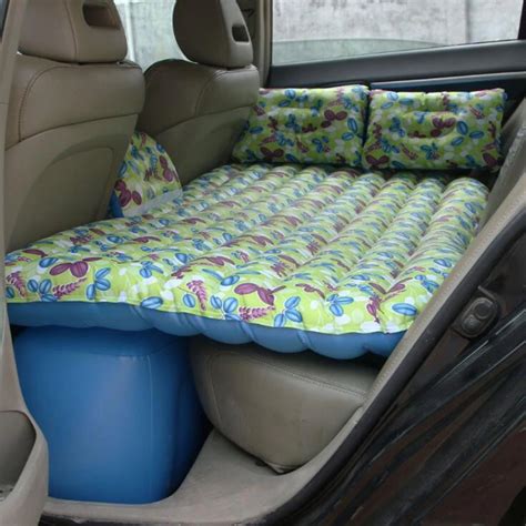 Car Travel Bed Functional Inflatable Mattress Air Beds Rear Seat Cushion Outdoor Travel Beds