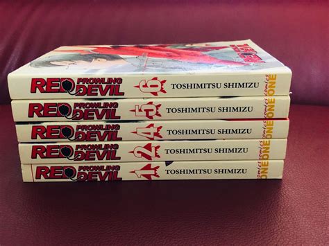Red Prowling Devil Vols 12456 Complete Manga Set Toshimitsu Shimizu