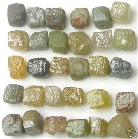 Learn to recognize rough diamond crystals and tell real diamonds from other stuff you might find while prospecting. uncut diamonds...so that's what they look like? | Fun ...