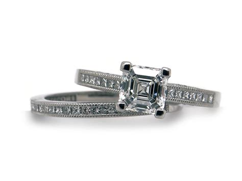 Tacori Platinum 1 67ct Asscher Cut Diamond Engagement Ring Etsy