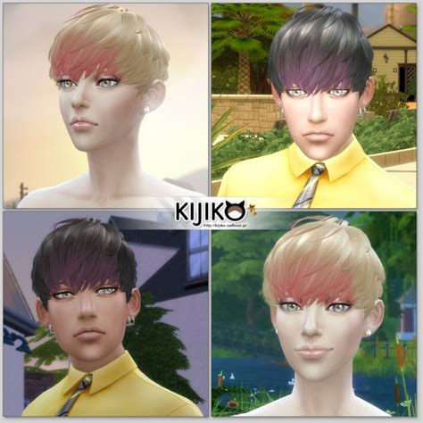 Short Hair With Heavy Bangs Males At Kijiko Sims 4 Updates