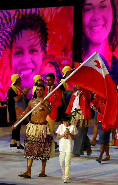 hot tonga flag bearer at the olympics opening ceremony popsugar love and sex photo 9