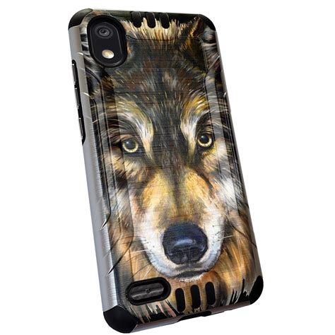 Dalux Combat Phone Case Compatible With Alcatel Tcl A2 A507dl Wolf