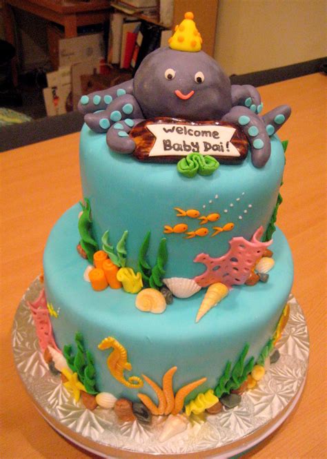 4.6 out of 5 stars. Ocean-Themed Baby Shower Cake - CakeCentral.com