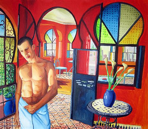 Man On Oriental Room Gay Art Nude Male Naked Men Paintings Flickr