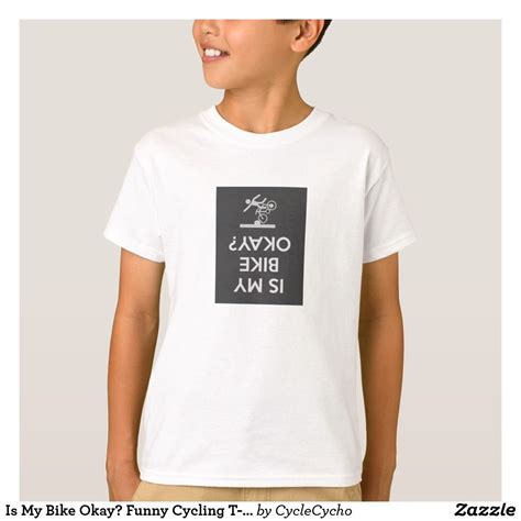 Funny Cycling Quote Is My Bike Okay Black T Shirt