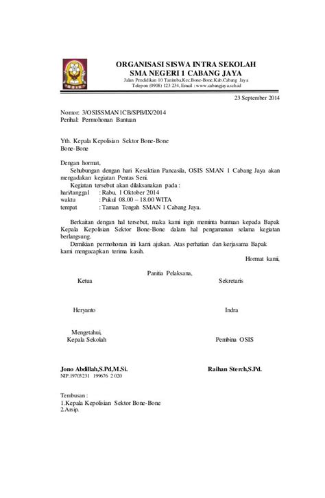 Contoh Surat Dinas Tentang Permohonan Bantuan Keamanan