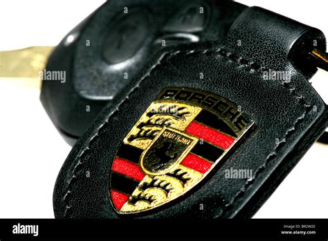 Porsche Car Keys Stock Photo Alamy