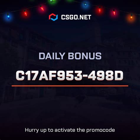 ⚡️ Activate The Promocode In The Daily Bonus Section And Get A Nice