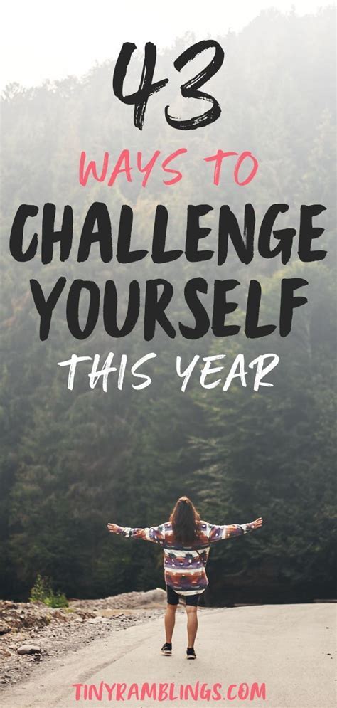 6 Great Ideas For Personal Challenges Tiny Ramblings Improve Self