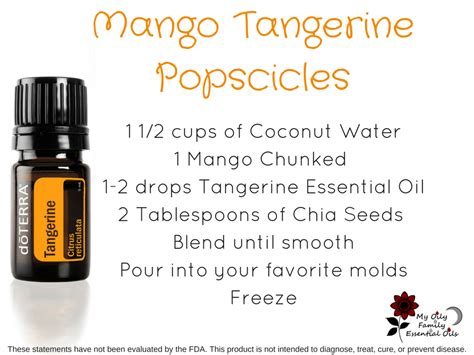 A Delicious Use For This Months Free Tangerine Oil