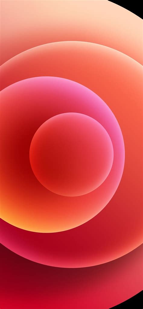 Colorful Iphone 12 Stock Wallpaper Orbs Red Light Iphone 11 Wallpapers