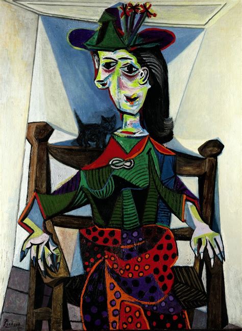 Dora Maar Au Chat By Pablo Picasso Artpaintingartist