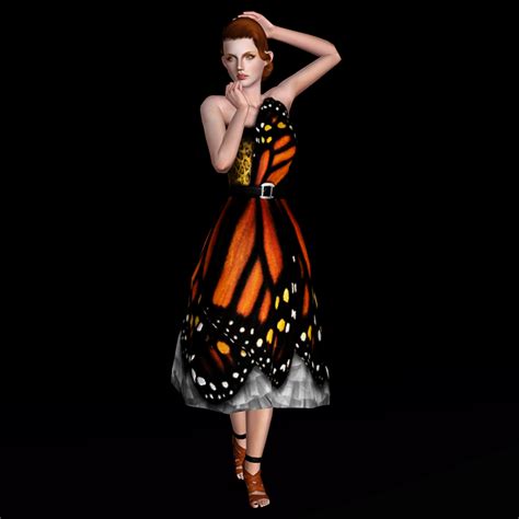 Female Clothes Butterfly Dress