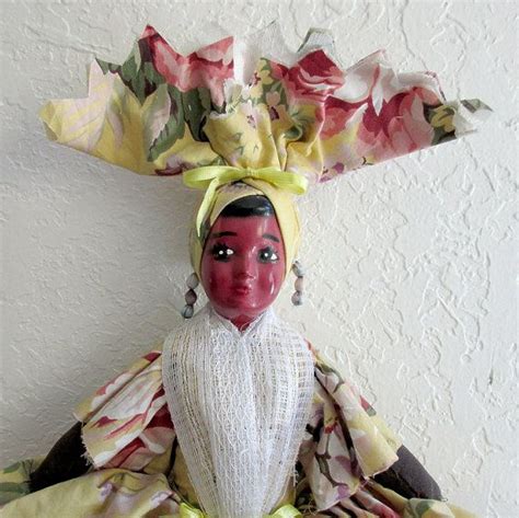 Jamaican Doll 24 Inches Caribbean Island Doll Handmade Collectible