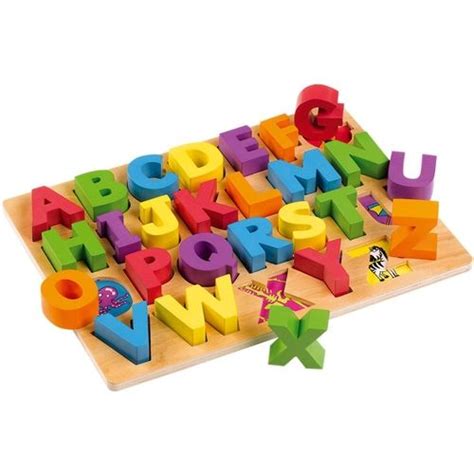 John Crane Tidlo Abc Board Puzzle Wooden Alphabet Unique Toys Toy Craft