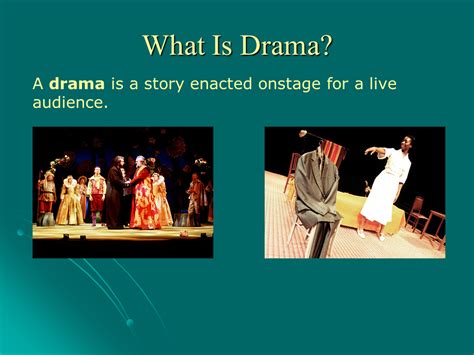 (noun) an example of dra. Drama - Presentation English Literature