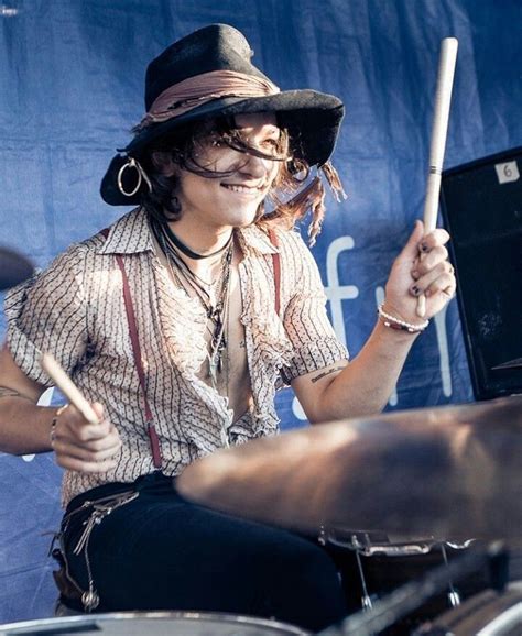 Remington and sebastian tell all about their brother, bandmate and drummer, emerson barrett.get palaye royale's magazine in the uk. Drums!! | Emerson barrett, Palaye royale, Emo bands